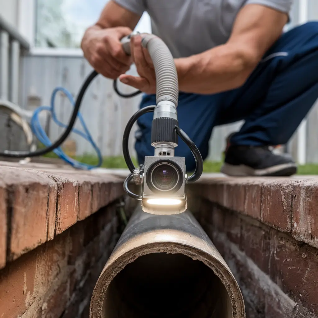 Drain Camera Inspection in Brea